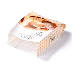 Rectangle with Bread Pattern Paper Baking Bags&nbsp;CARB-K0001-01I