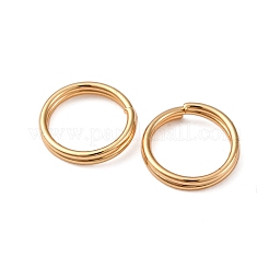 Brass Split Rings&nbsp;KK-Z112-49G-03