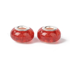 Rondelle Resin European Beads&nbsp;RPDL-A001-01-04
