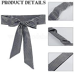 Polyester Striped Belts&nbsp;AJEW-WH20072-59A