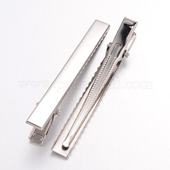 Iron Flat Alligator Hair Clip Findings&nbsp;IFIN-S286-77mm