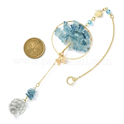 Brass Cable Chains Pendant Decorations&nbsp;HJEW-TA00145-03