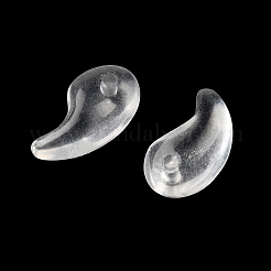 合成水晶のペンダント  水晶勾玉チャーム  20.5~23.5x11~16.5x5.5~6mm  穴：1.8mm&nbsp;G-L620-B03-01