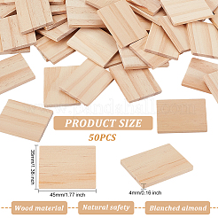 Unfinished Wood Tags&nbsp;DIY-WH0349-07