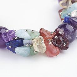 Gemstone Beaded Chakra Bracelets&nbsp;BJEW-JB02568