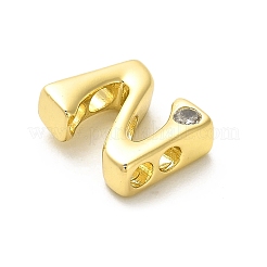 Rack Plating Brass Cubic Zirconia Beads&nbsp;KK-L210-008G-N