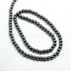 Grade AAA Magnetic Synthetic Hematite Round Bead Strands&nbsp;G-G644-D-11