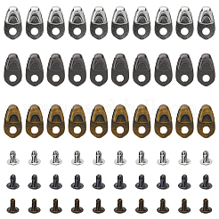 30 Sets 3 Colors Alloy Boot Lace Hooks&nbsp;FIND-DC0005-85