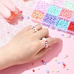 180G 12 Colors 6/0 Opaque Baking Paint Glass Seed Beads&nbsp;SEED-CJ0001-23