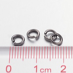 ガンメタ色  18ゲージ  5x1mm  内径：3mm  約600個/50g&nbsp;X-JRC5MM-B
