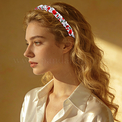 Silk From Silkworms Hair Bands&nbsp;OHAR-WH0033-019B