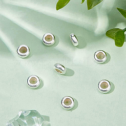 8Pcs 925 Sterling Silver Spacer Beads&nbsp;STER-BC0001-61A