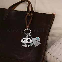 32個 4スタイル ステンレススチール スプリットキーリング  鉄のリング付き  プラチナ  35~50mm  8個/スタイル&nbsp;STAS-LP0005-43