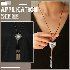18Pcs 3 Colors Alloy Cord Ends&nbsp;FIND-GF0009-75