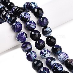 Dyed Natural Agate Beads Strands&nbsp;G-T141-01A-05
