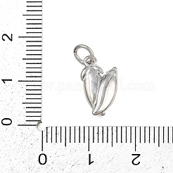 Brass Micro Pave Cubic Zirconia Pendants&nbsp;KK-A269-12P