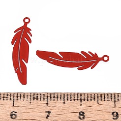 Spray Painted 430 Stainless Steel Pendants&nbsp;STAS-N121-06C