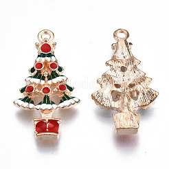 Alloy Enamel Pendants&nbsp;X-ENAM-Q442-028-RS