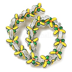 Transparent Glass Enamel Beads&nbsp;LAMP-C023-02B