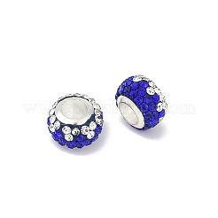 Alloy Rhinestone Clay Pave Beads&nbsp;ALRI-D300-02S-04