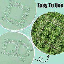 1 Set Acrylic Knittings Crochet Measuring Tool&nbsp;DIY-BC0013-88