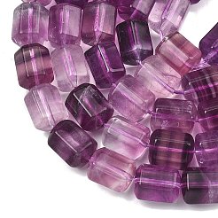 Natural Purple Fluorite Beads Strands&nbsp;G-D103-A06