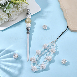12Pcs Resin Imitation Pearl European Beads&nbsp;RESI-FG0001-18