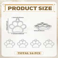 16Pcs 304 Stainless Steel Charms&nbsp;STAS-LP0003-31