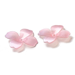 フラワービーズキャップ  DIYのジュエリーには  パールピンク  23~24x2~3mm  穴：1.4~1.5mm&nbsp;SACR-C002-24
