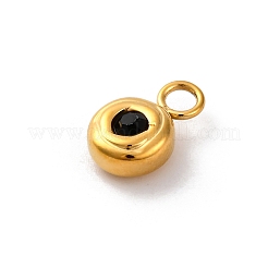 304 Stainless Steel Rhinestone Pendants&nbsp;STAS-M110-31G