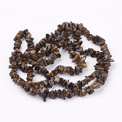 Natural Tiger Eye Stone Bead Strands&nbsp;G-R192-19