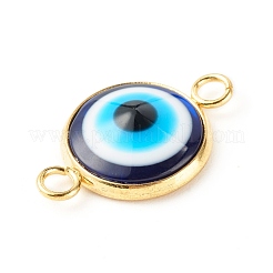 Resin Evil Eye Links Connectors&nbsp;PALLOY-JF00773-01