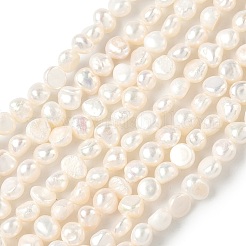 Natural Cultured Freshwater Pearl Beads Strands&nbsp;PEAR-C004-09B