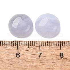 天然ブルーレースアゲートのカボション  半円/ドーム  12x5mm&nbsp;G-O185-01B-02