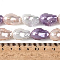 Electroplated Glass Beads Strands&nbsp;GL-CBA89C7-01C