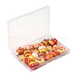 20Pcs 10 Styles Opaque Resin Imitation Food Pendants&nbsp;CRES-FS0001-24