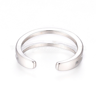 Brass Cuff Toe Rings&nbsp;RJEW-G100-05P-1