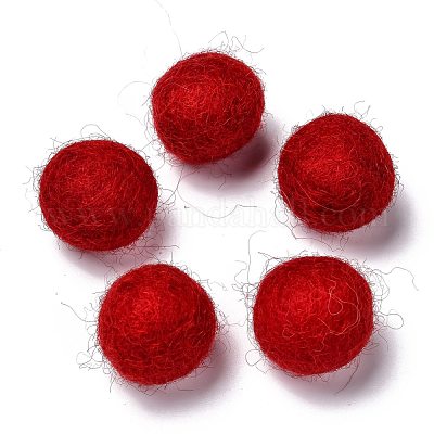 Wool Felt Balls&nbsp;AJEW-P081-A01-1