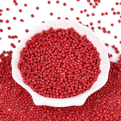 Baking Paint Glass Seed Beads&nbsp;SEED-S002-K5-1