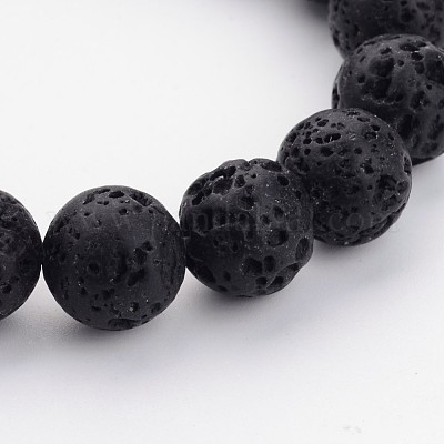 Natural Lava Rock Beads Strands&nbsp;X-G434-2-1