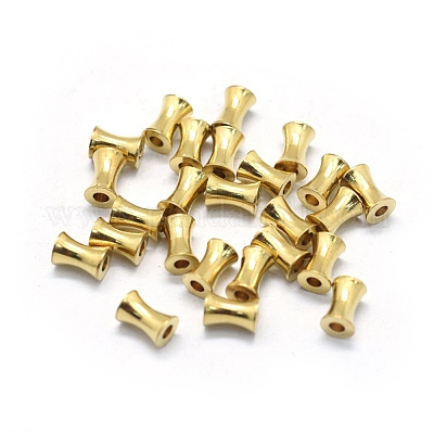 真鍮ビーズ  砂時計  生（メッキなし）  5.5x4mm  穴：1.6mm&nbsp;KK-L184-80C-1