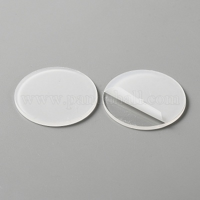 Acrylic Flat Round Action Figure Display Bases&nbsp;KY-WH0004-05B-A-1