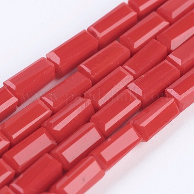 Opaque Glass Beads Strands&nbsp;EGLA-F123-3x6mm-NC03-1