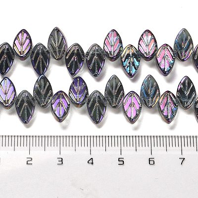 Electroplate Glass Beads Strands&nbsp;EGLA-B004-02A-FR05-1