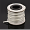Round Nylon Satin Rattail Cord, for Bracelet Jewelry Making Chinese Knotting Macrame Craft, White, 2mm, about 10.93 yards(10m)/roll