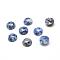 Natural Blue Spot Jasper Cabochons, Half Round, 10x5mm