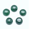 Natural Agate Cabochons, Flat Round, Dyed & Heated, 8x3~4mm