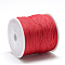 Nylon Braided Cord, Chinese Knotting Cord for Jewelry Making Macrame Craft, Red, 1mm, about 284.33 yards(260m)/roll