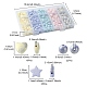 325Pcs Spray Painted Acrylic Beads&nbsp;MACR-YW0002-55-4