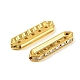 Brass Crystal Rhinestone Spacer Bars&nbsp;RB-T019-01A-G-2